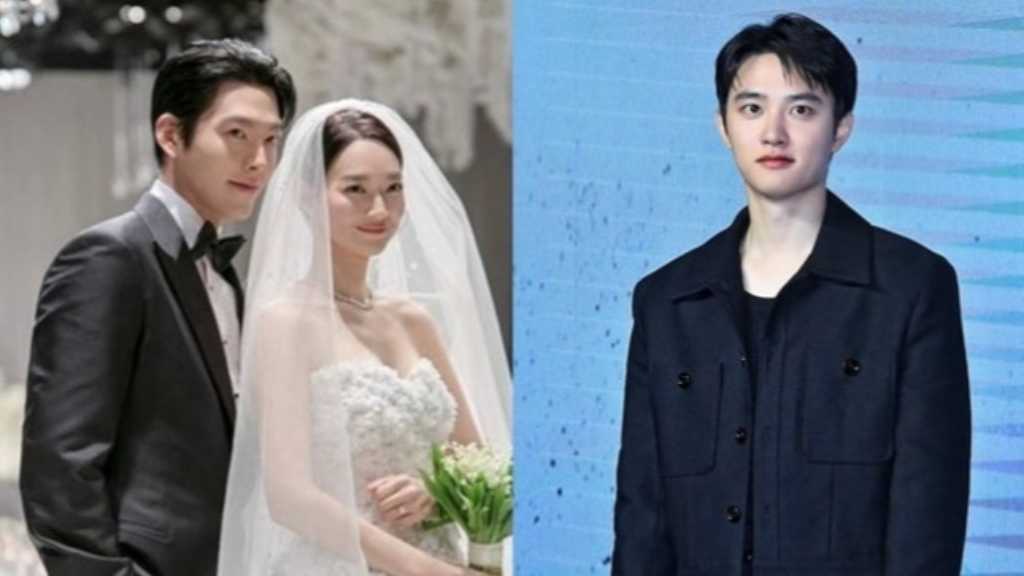 EXO's D.O. reveals he attended Kim Woo-bin and Shin Mina's wedding briefly between events, sharing his experience on YouTube.