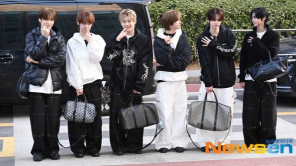 K-pop artists including TWS and KISS OF LIFE head to KBS for 'Immortal Songs' recording, sharing love for fans and members.