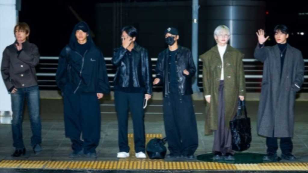 ATEEZが仁川国際空港から出国し、アラブ首長国連邦での「Dream Concert Abu Dhabi 2025」に出演予定。