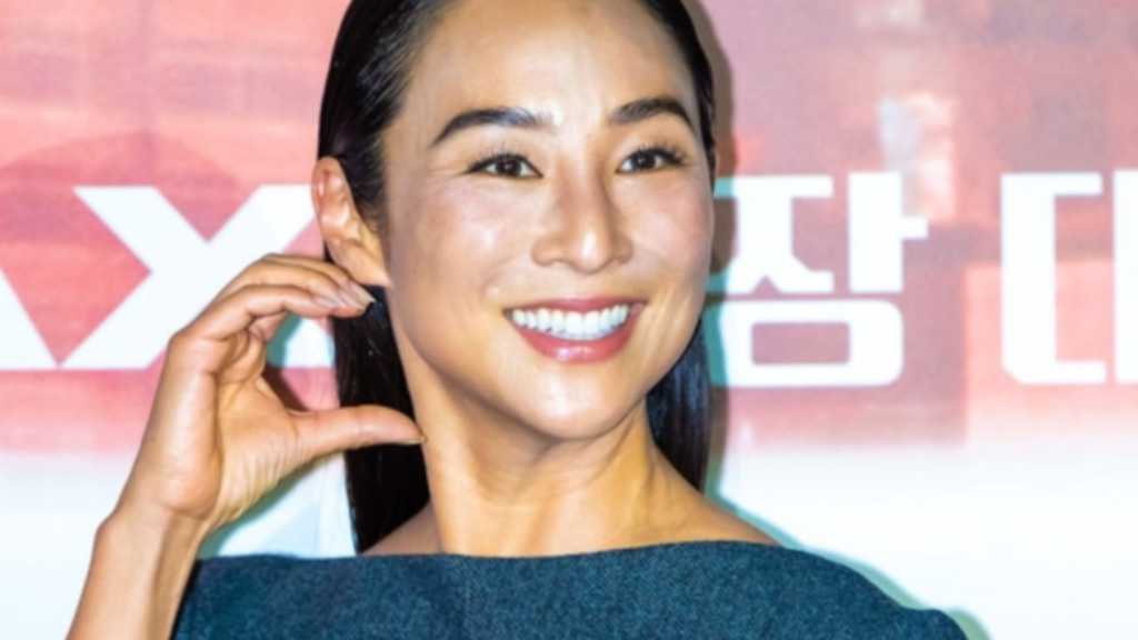 Greta Lee attended the 'Tron: Ares' screening and press conference in Seoul, where the film will be released on October 8 in Korea.