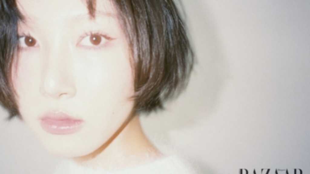 Hwasa of MAMAMOO returns with a fresh look for Harper's BAZAAR, showcasing a natural charm and discussing her new ballad, "Good Goodbye."