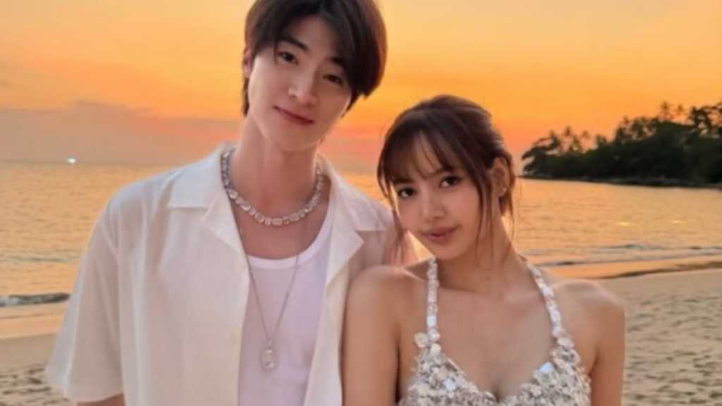 Lisa from BLACKPINK shares intimate moments with actor Blue Pontiwat, sparking global fan excitement over their stunning visuals.