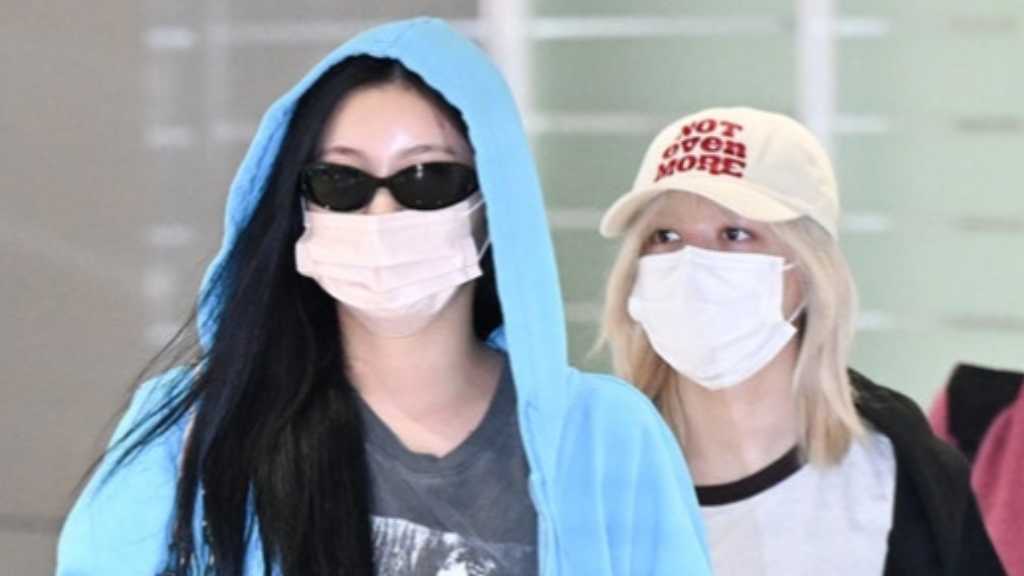 NMIXX returned to Korea through Incheon International Airport after finishing overseas schedules.