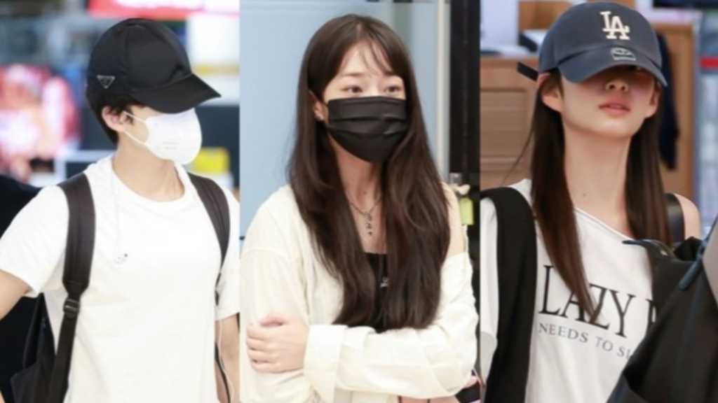 Actors Hong Kyung, No Yoon Seo, and Kim Min Ju return from Japan after the premiere of 'Listen to Your Voice' and express gratitude to fans.