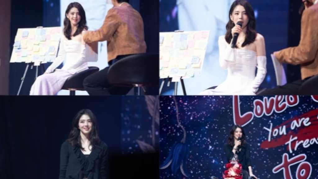 Han So-hee wraps up her first world tour with a fan meeting in Seoul, celebrating with fans and sharing heartfelt moments.