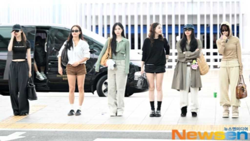 TWICE members departed for the Philippines for their world tour. Jeongyeon will not participate due to health reasons, as confirmed by JYP.