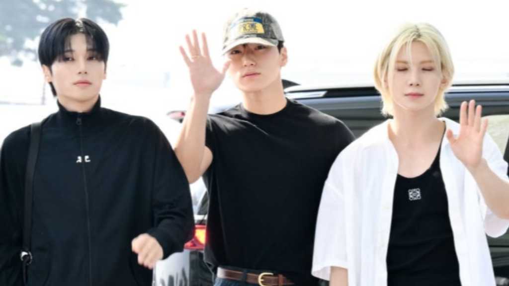 ATEEZ departed from Incheon International Airport for 'Music Bank in Lisbon' on the 26th, and announced their participation in 'Tele Asahi Dori Fes.'