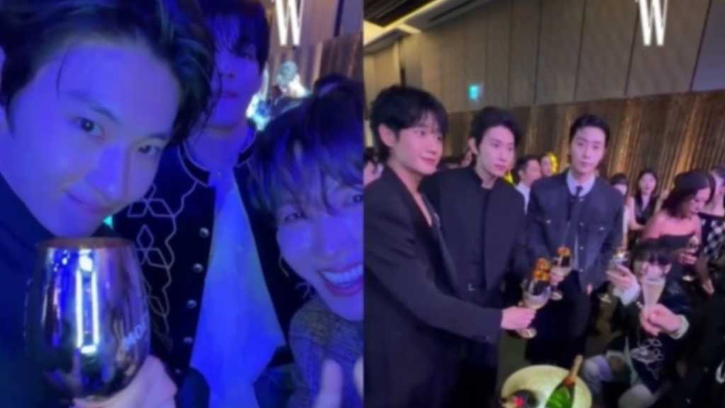 W Koreaが韓国のセレブたちの映像を公開。BTSのVとJ-HOPE、俳優たちが参加したチャリティーイベントの様子を収めている。