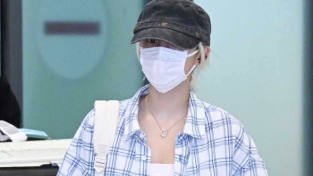 i-dle's Woogie returned to Korea after performing at the 2025 TME live International Music Awards in China. Solo comeback in September!