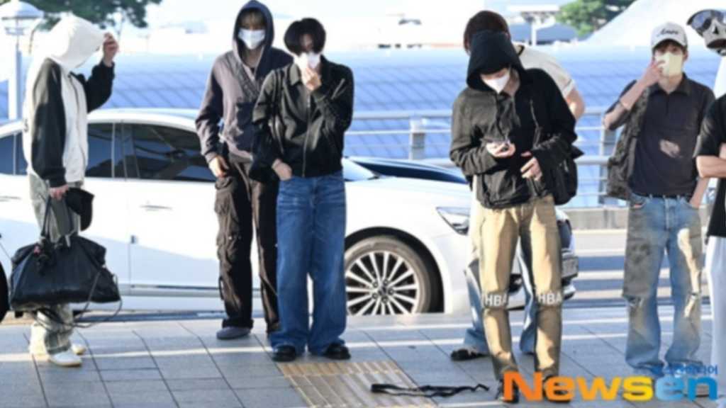 RIIZEが仁川国際空港から中国・北京へ向かう。9月9日から原宿でコラボイベントを開催し、福岡公演を終え韓国に帰国。