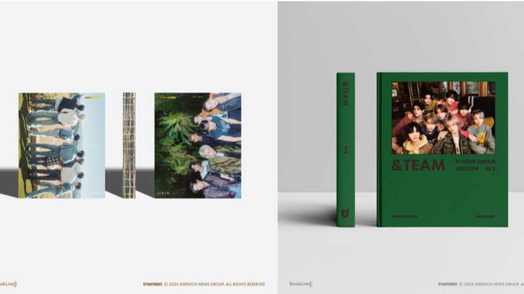 K-POPストア「D'PARTMENT」で、ENHYPENと＆TEAMの日本限定版写真集「D'ICON JAPAN EDITION」を3月6日より販売開始。