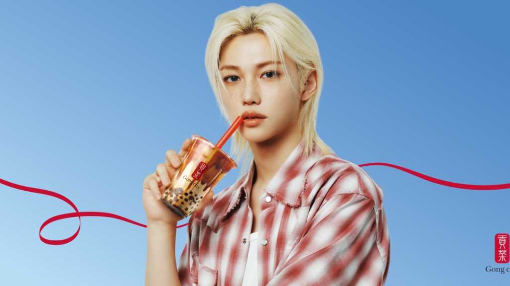 Felix from Stray Kids is named Gong Cha's global ambassador, launching special campaigns in Japan starting September 11.