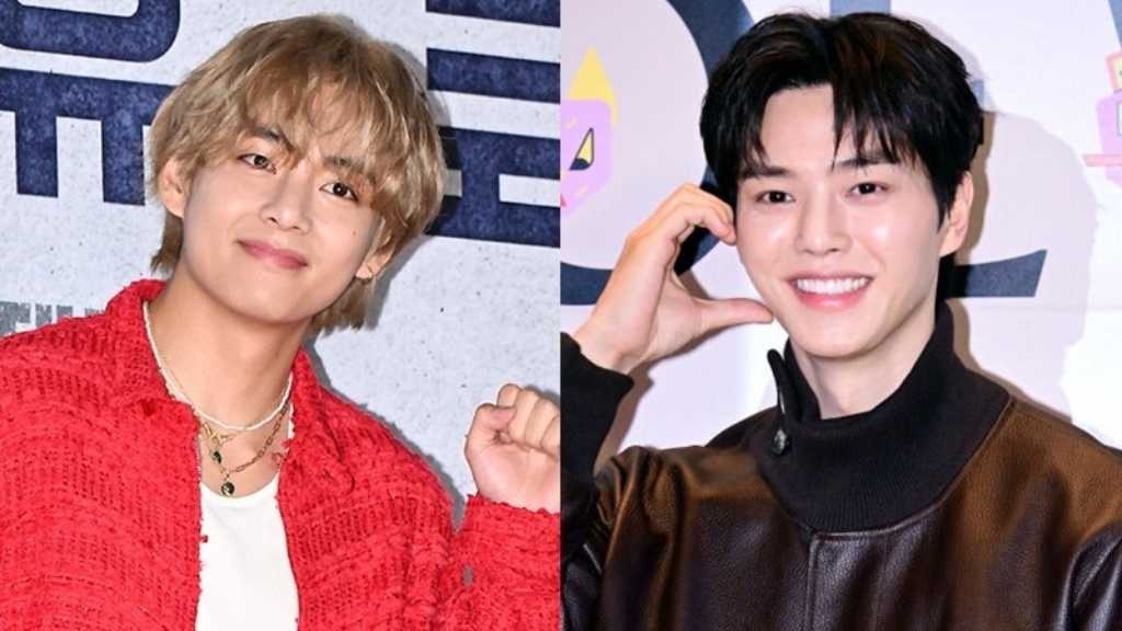 BTS's V and actor Song Kang were seen dining together at a BBQ restaurant, sharing a relaxed moment and deepening their friendship.
