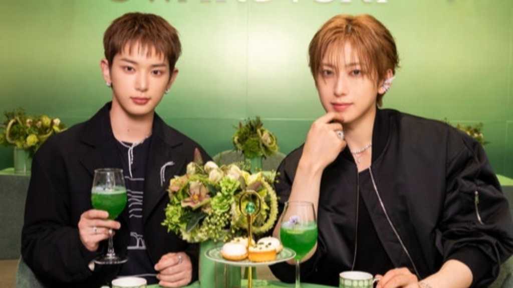 Swarovski previewed its limited-time Ginza cafe with celebrities, showcasing crystal decor, special menus, and Met Gala couture displays.