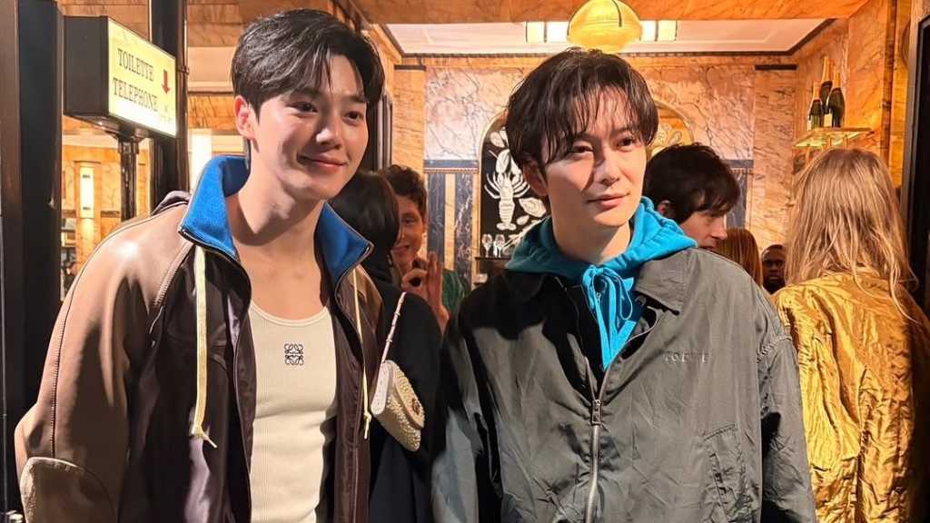 Son Kang and Okada Masaki met in Paris during Fashion Week, sharing moments on Instagram and sparking fan excitement.