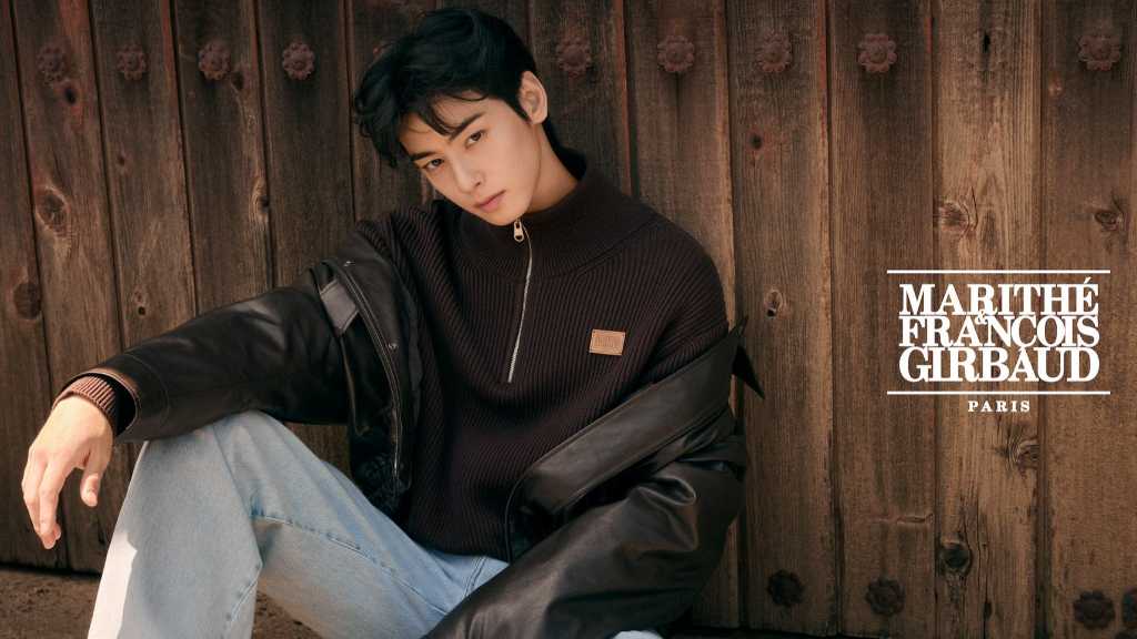 ASTRO's Cha Eun-woo is the model for MARITHE + FRANCOIS GIRBAUD's 2025 campaign, launching in Japan on September 4, 2025.
