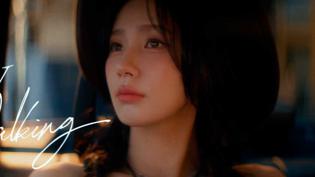 Miyon's self-composed song "Sky Walking" released by (G)I-DLE, showcasing her talent as a singer-songwriter with a new special clip.
