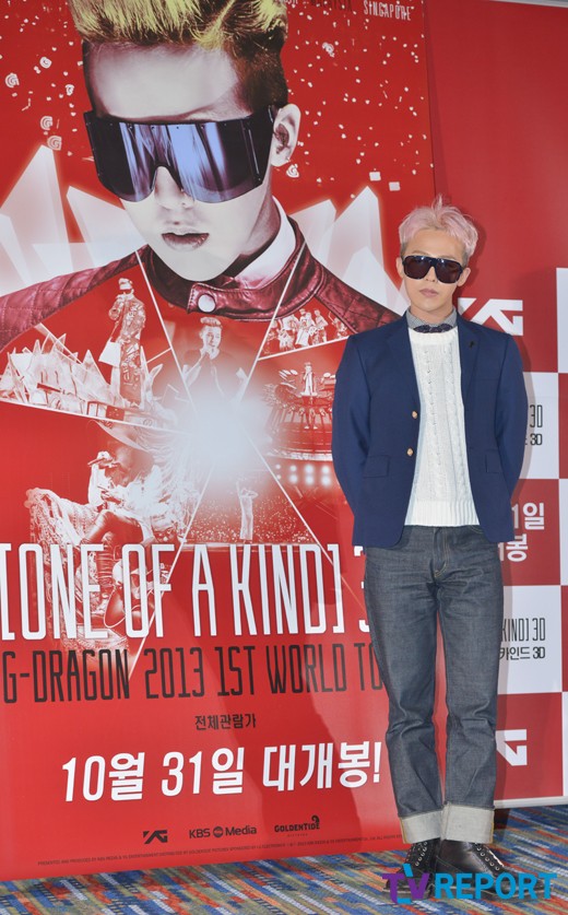 PHOTO】BIGBANGのG-DRAGON「ONE OF A KIND 3D」試写会に出席“映画でもお楽しみ下さい” - Kstyle
