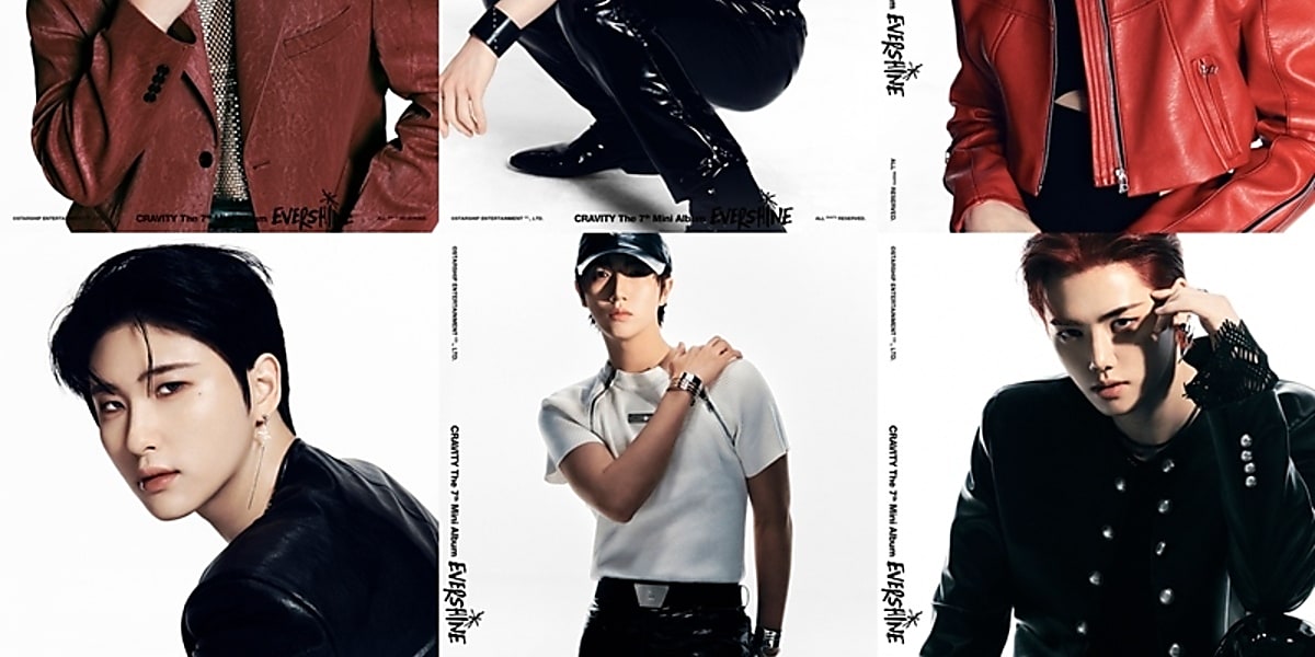 CRAVITY teases comeback with refined male beauty. 7th mini album "EVERSHINE" to be released on the 26th at 6 PM.