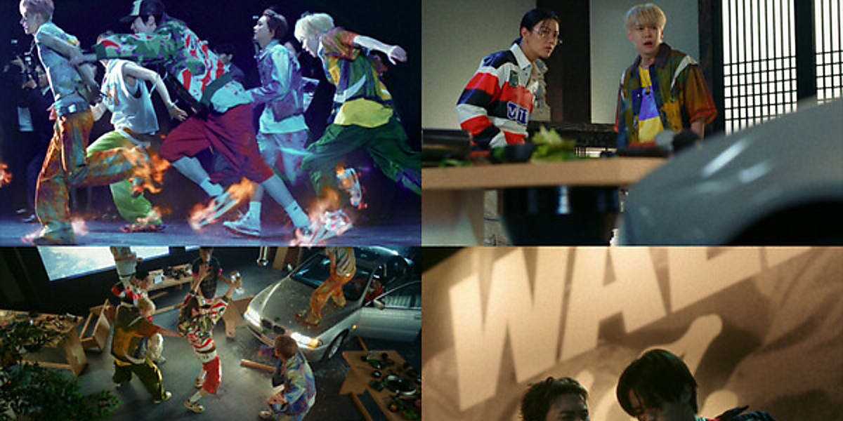 NCT 127's new song "WALK" music video teaser released, showcasing unique world view and dynamic performances in various locations.