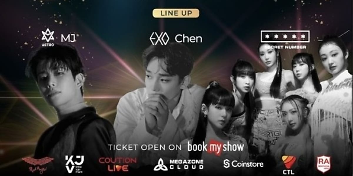 インドネシアで開催されたK-POPコンサートにEXOのチェン、ASTROのMJらが出演。チケットは即完売。