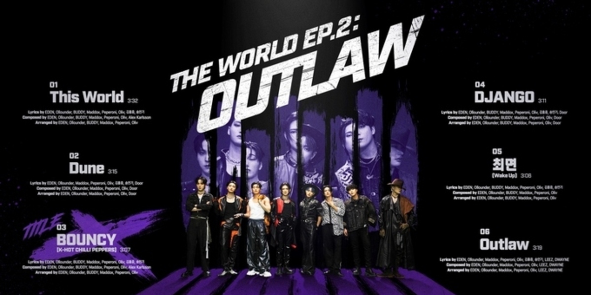 Amazon.com: ATEEZ - THE WORLD EP.2 : OUTLAW 9th Mini Album+Store Gift (3  ver. SET) : CDs & Vinyl