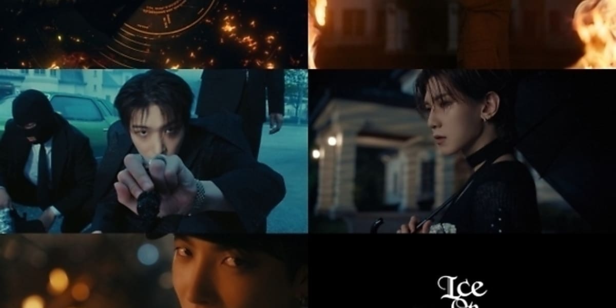 ATEEZ unveils the music video for 'Ice On My Teeth' from their 11th mini-album 'GOLDEN HOUR: Part.2' with a noir aesthetic.