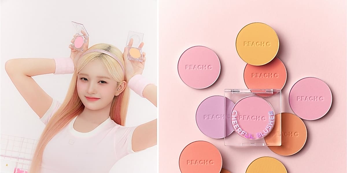 IVEのレイがブランドミューズを務める「PEACH C」から新色チークとアイシャドウが登場！
