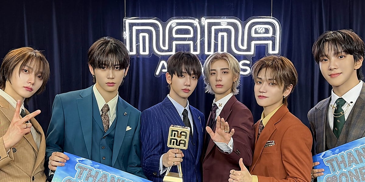 BOYNEXTDOOR wins Favorite Dance Performance Group at 2024 MAMA, expresses gratitude, and announces upcoming tour in Asia.