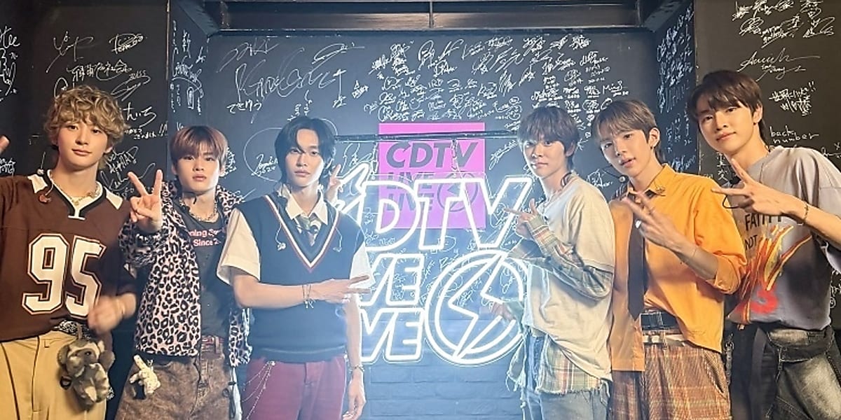 RIIZE、最新曲を「CDTV」で披露！優里＆アイナ・ジ・エンドとの記念ショット公開…“ギリハピチャレンジ”も話題に Kstyle