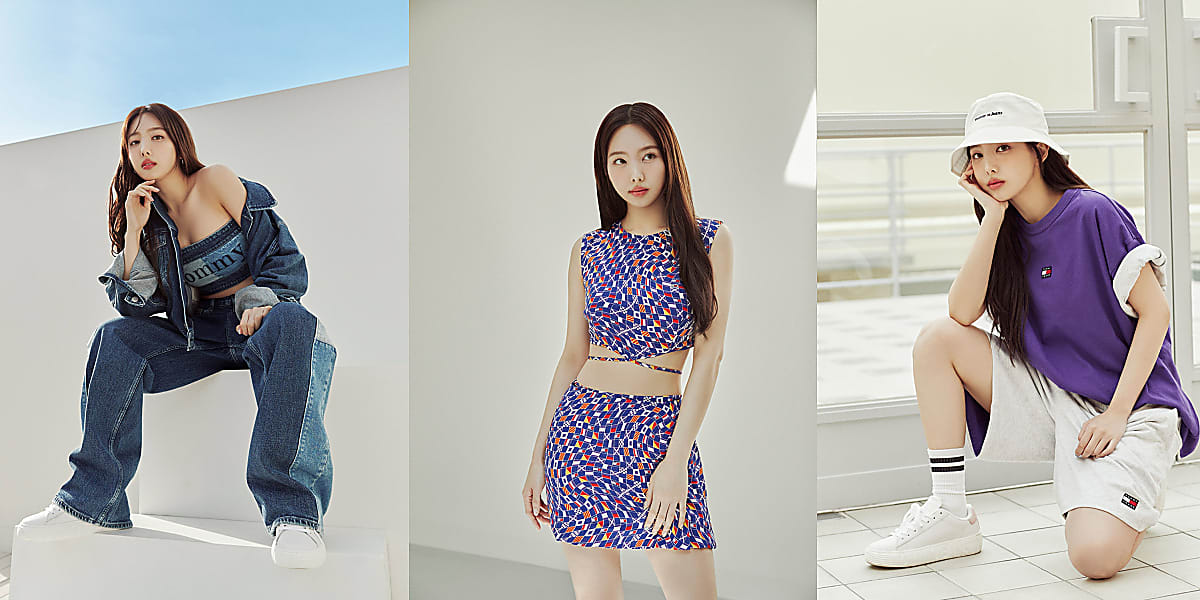 入手困難】TWICE ナヨン着用 Tommy Jeans ロゴTシャツ XS｜レディース