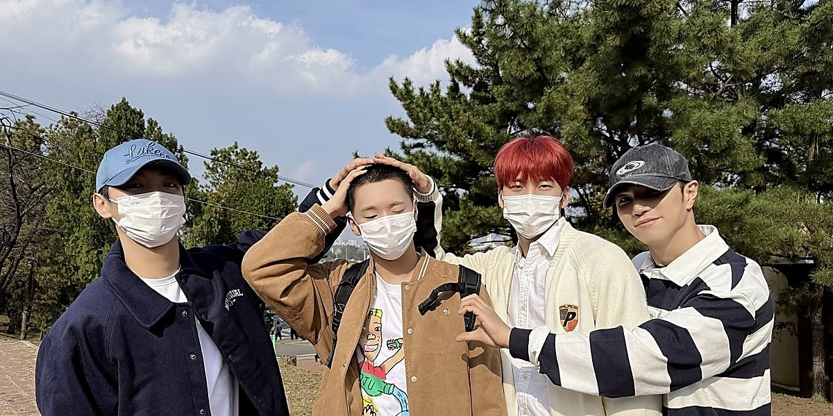 Jaehyun, Woosuk, and Heseong enlist today, with NCT members attending. Woosuk shares a buzz cut photo, and Heseong posts a farewell message.