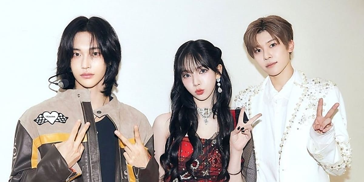 SM所属のアイドルたちが3ショットを公開。KARINA、ウォンビン、シオンはSNSでキャスティングされた。