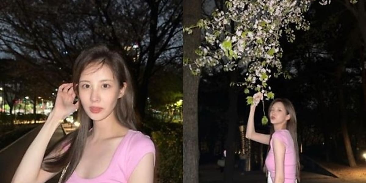 Sohyun stuns in cherry blossom-themed photos, reveals upcoming projects in TV series and movie.