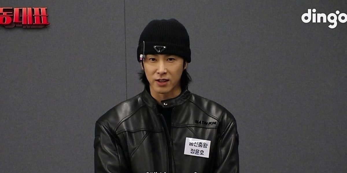 Yunho of Tohoshinki dances with kid dancers in a battle, showcasing his skills and humor in a fun web variety show.