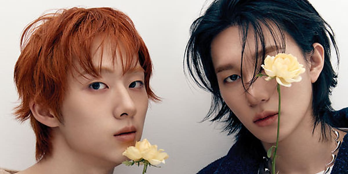 P1Harmony's Theo and Jiun showcase their harmony in ELLE gravure and interview, discussing their recent achievements and future goals.