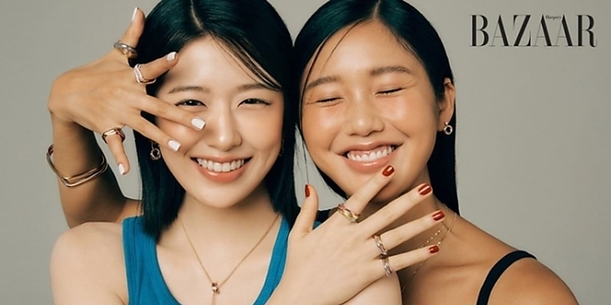 OH MY GIRL's Mimi and IVE's Yujin showcase their chemistry in a new gravure shoot for Harper's BAZAAR KOREA.