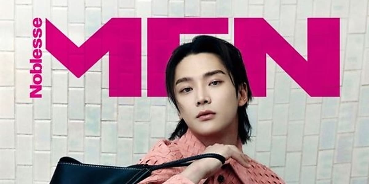 SF9's Rowoon shines in "MEN Noblesse" May cover, showcasing Bottega Veneta outfits and discussing his passion for acting.