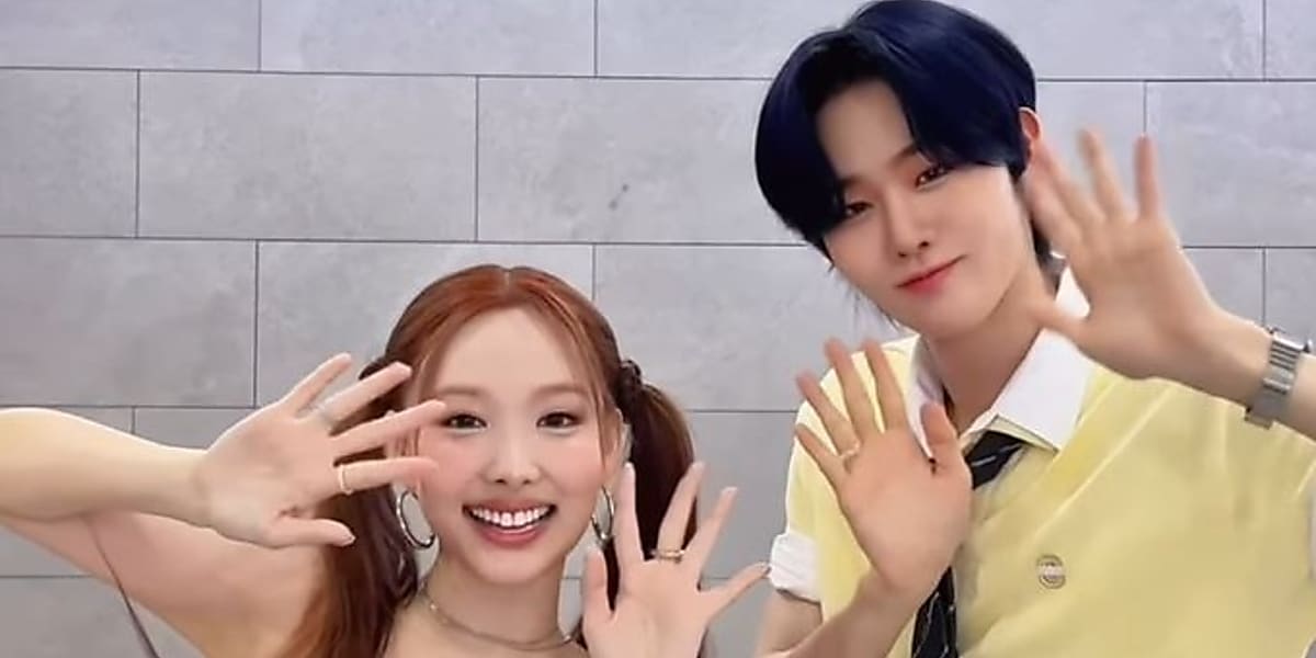 TWICE's Nayeon and EVNNE's Chi Yoonso, cousins, meet and dance to new songs, attracting attention online.