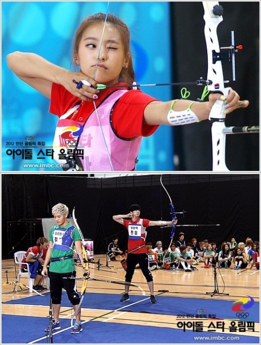 Sistar ボラ アイドルスターオリンピック でアーチェリーの実力を披露 Kstyle