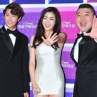 【PHOTO】カン・ホドン＆ZE:A グァンヒ＆カン・ソラ「2012 MBC放送芸能大賞」のMC3人組