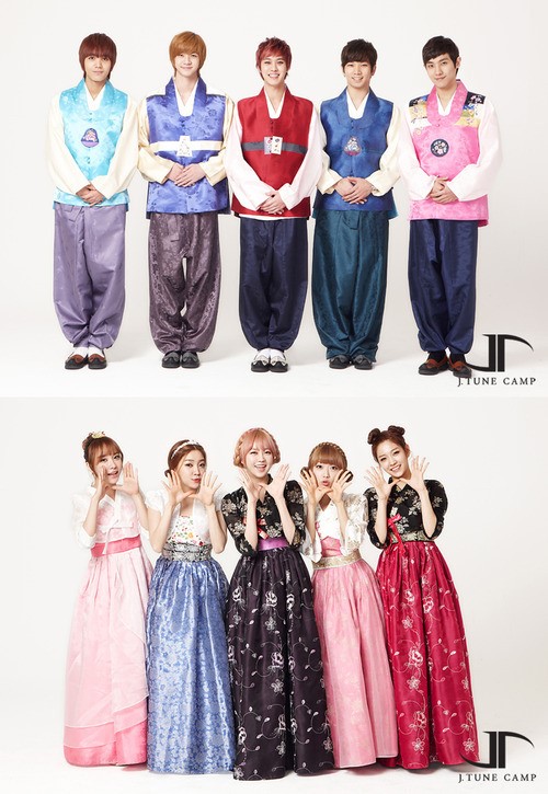 MBLAQ&Two X、韓服姿で新年の挨拶“今年は私たちの年になりますように MBLAQ&Two X、韓服姿で新年の挨拶“今年は私たちの年になりますように