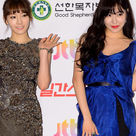【PHOTO】少女時代 テヨン&ティファニー「ゴールデンディスクアワード」授賞式に登場“優雅&セクシー”