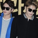 【PHOTO】JYJ ジュンス＆ジェジュン「ゴシップサイト 危険な噂」VIP試写会に出席“揃って端正なサングラス姿”