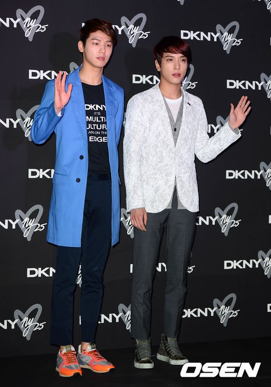 PHOTO】CNBLUE ジョン・ヨンファ＆カン・ミンヒョク「DKNY」25周年