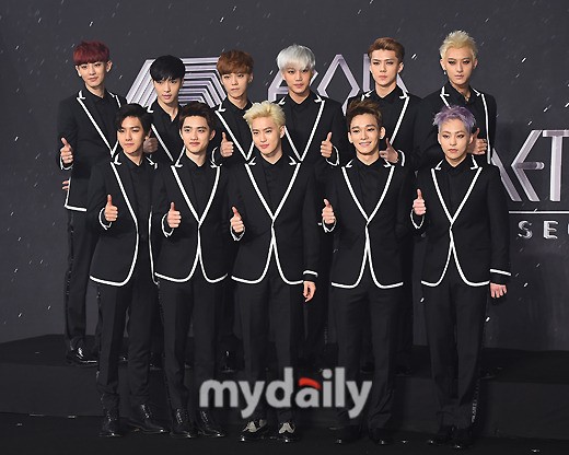 PHOTO】EXO、単独コンサートの記者会見に出席“最高のステージをお見せ