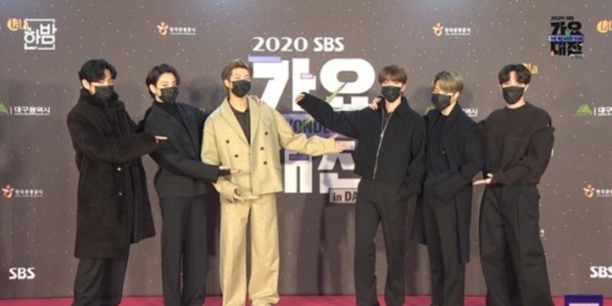 BTS（防弾少年団）「2020 SBS歌謡大祭典」レッドカーペット