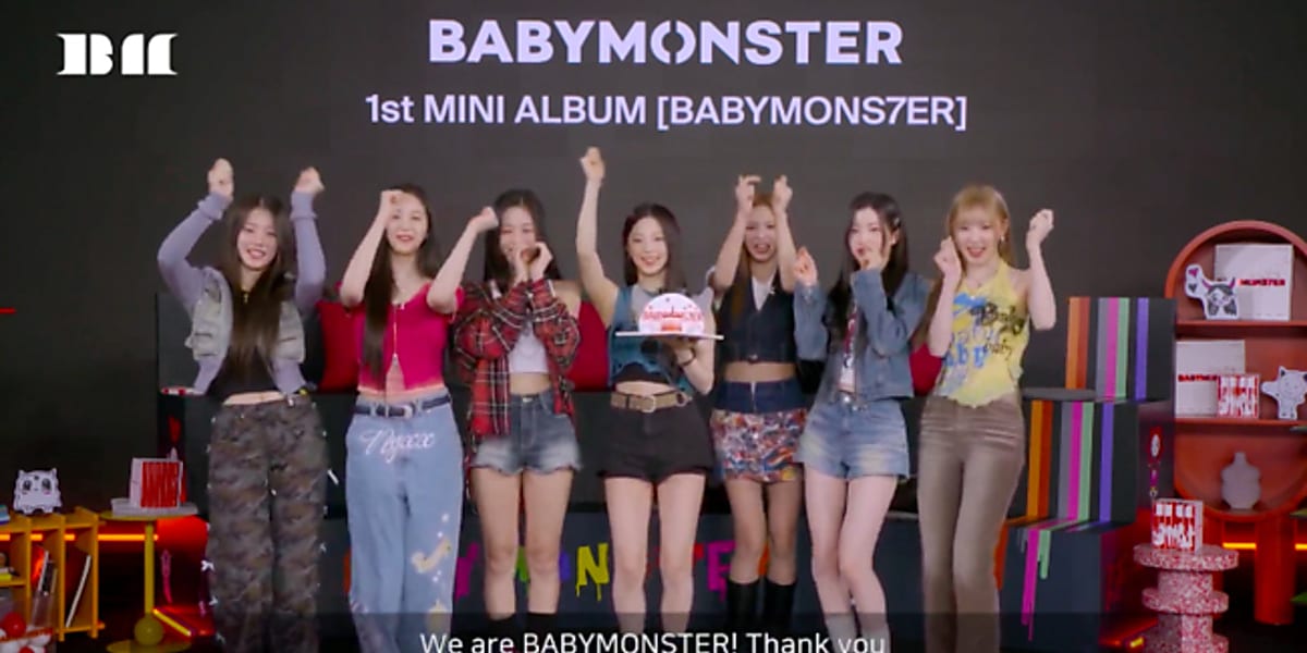 BABYMONSTER talks about their debut and future activities in a live broadcast on their official YouTube channel.