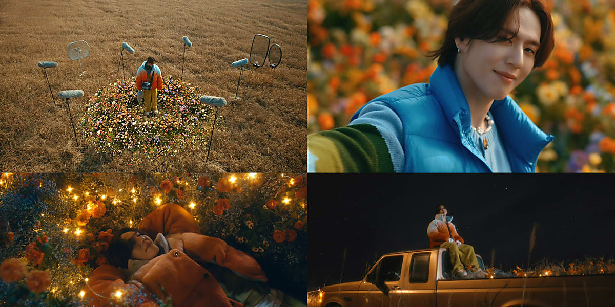 YUGYEOM's "LA SOL MI" music video from 1st album "TRUST ME" released, featuring him running through a colorful grassland.