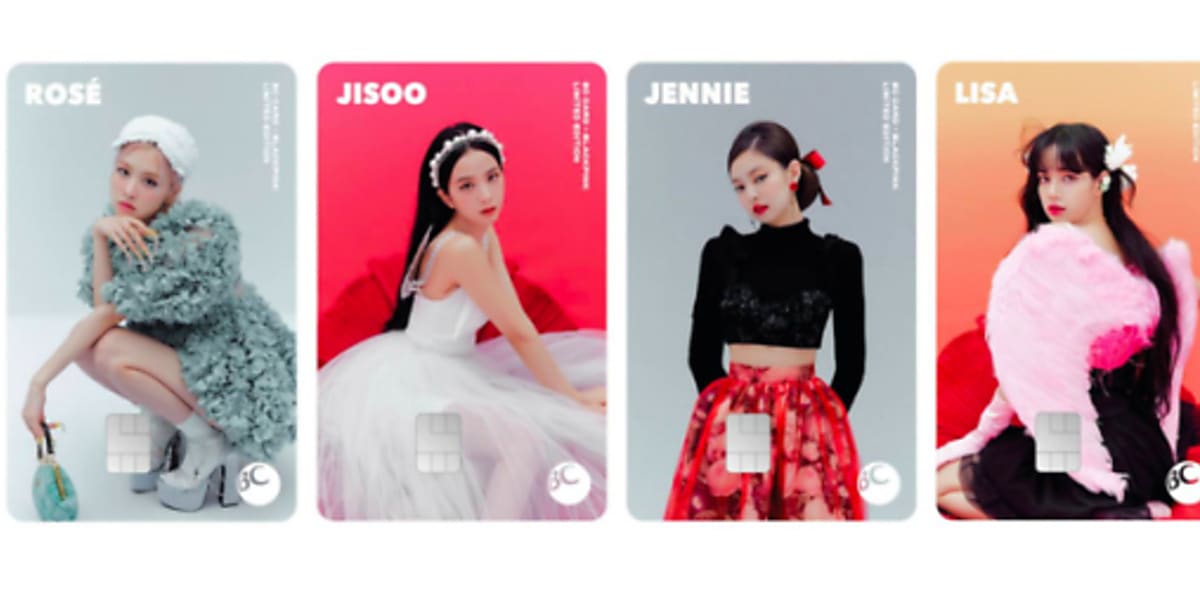 BLACKPINK、クレジットカードとコラボ！本日より販売を開始…メンバーが